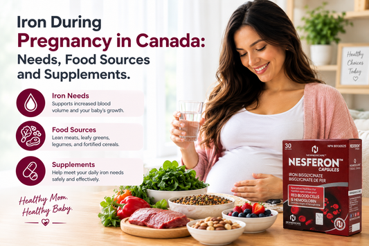 Iron During Pregnancy in Canada: Needs, Food Sources and Supplements