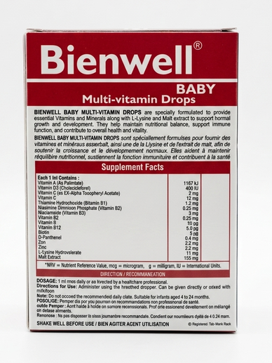 Bienwell Baby Multi-Vitamin Drops