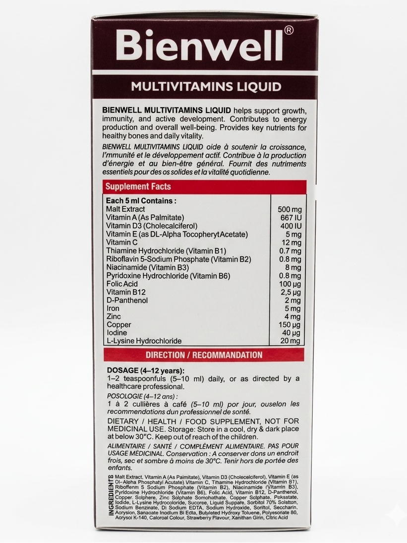 Bienwell Multivitamins Liquid