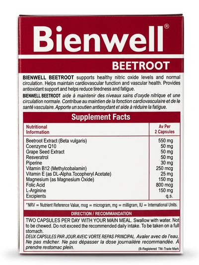 Bienwell Beetroot capsules